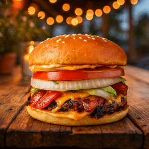 Bacon Chuck burger